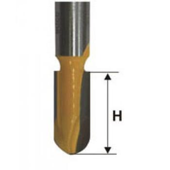 Фреза пазовая галтельная d19*R9,5*H32*12