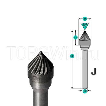 Фреза (шарошка) SEB по металлу J1008М06мм