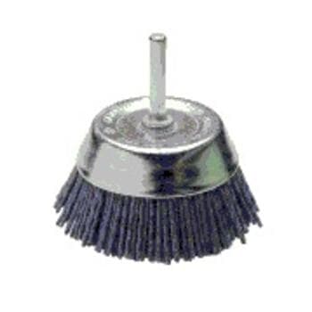 Щётка нейлоновая SEB d75*6 (в дрель, чашечная) синяя